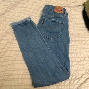 Levi’s high rise skinny jeans